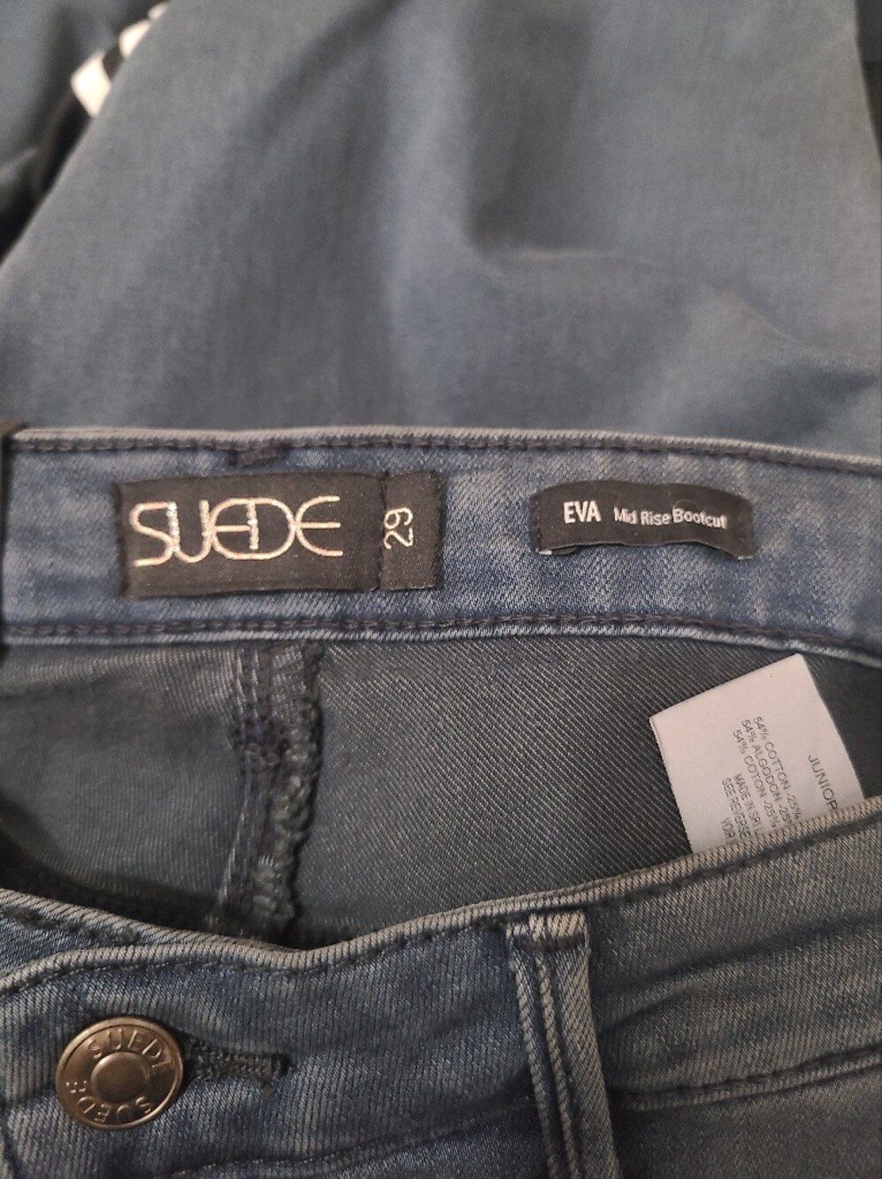 NWT Suede Brand Eva Mid Rise Bootcut Jeans - Picture 5 of 5